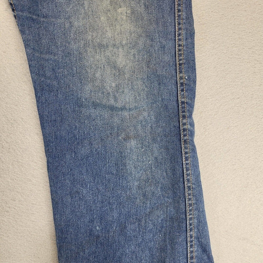 Vintage Levis Mens Jeans Orange Tab Made In USA 35x28 Tag (38x29) Medium Wash - Picture 6 of 16